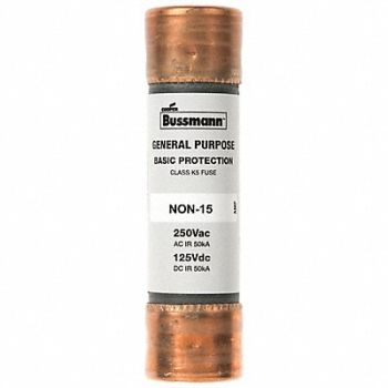 BUSSMANN Fuse Class K5 15A NON Series, 4XF90