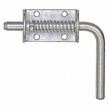 BUYERS PRODUCTS Spring Latch Assembly Silver Steel Zinc, 55MX31