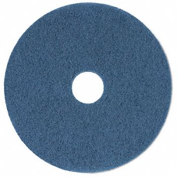 PREMIERE PADS Scrubbing Floor Pads Blue PK5, 51EE50