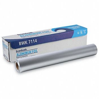 BOARDWALK Aluminum Foil Roll 500 ft L 18 in W Stan, 43PP86