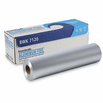 BOARDWALK Aluminum Foil Roll 500 ft L 12 in W, 43PP87