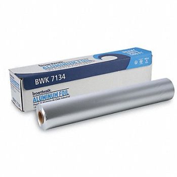 GRAINGER APPROVED Aluminum Foil Roll 500 ft L 18in W Heavy, 16W483