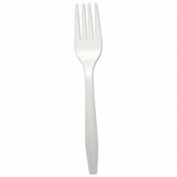 GRAINGER APPROVED Disp Fork White Heavy PK1000, 485V93