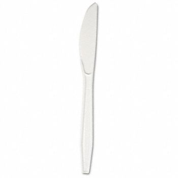 GRAINGER APPROVED Disposable Knife White Heavy PK1000, 485W06