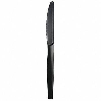 GRAINGER APPROVED Disposable Knife Black Heavy PK1000, 485V96