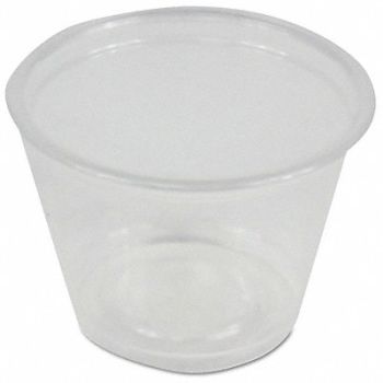 GRAINGER APPROVED Disposable Portion Cup 1 oz CLR PK2500, 799LL3
