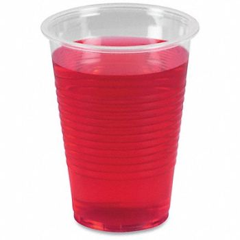 GRAINGER APPROVED Disp Cold Cup 9 oz Translucent PK2500, 485V69