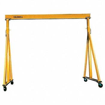 CALDWELL Portable Gantry Crane 2000 lb 22 ft 6, 40M897