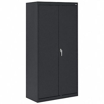 SANDUSKY Storage Cabinet 72 x36 x24 Black 1Shlv, 1DZH3
