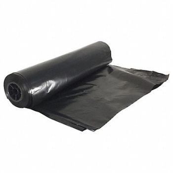 AMERICOVER Construction Plastic 100ft L 24 ft W Blk, 803EE2