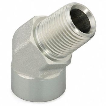 PARKER Hose Adapter 1/8 NPTF 1/8 NPTF, 52JF14