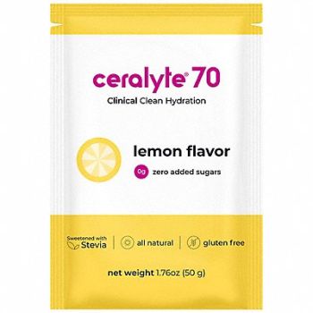 ABILITY ONE Hydration Powder Lemon 50 g PK100, 794KK4