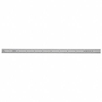 GENERAL TOOLS Steel Rule 12 L Flexible, 744J49