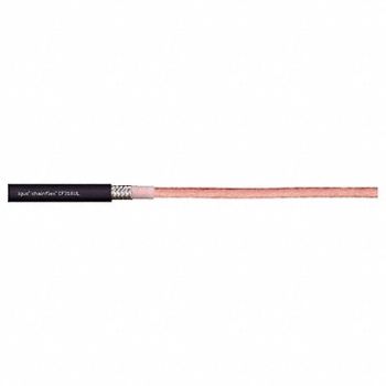 CHAINFLEX Power Cable for VFD TPE 0.24 in dia Blk, 801LZ3