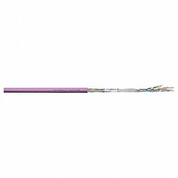 CHAINFLEX Bus Cable PUR 50 V 0.45 in dia Red, 801ME7