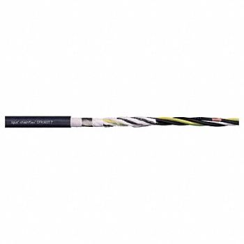 CHAINFLEX Motor Cable PUR 0.45 in dia Steel Blue, 801ML1