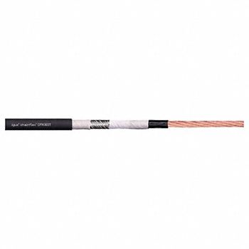 CHAINFLEX Data Cable PUR 0.35 in dia Steel Blue, 801MH9