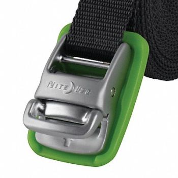 NITE IZE Tie Down Strap Cam Buckle Poly 18 ft., 52YW46