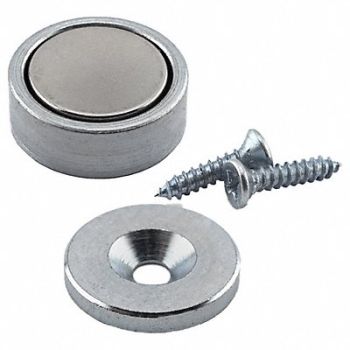 GRAINGER APPROVED Magnetic Latch Set Neodymium 16 lb., 2VAG1