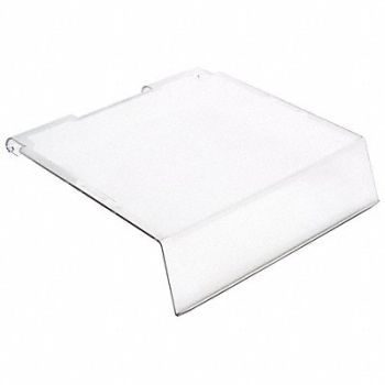 QUANTUM STORAGE SYSTEMS Lid Crystal Styrene 10 1/4 in L 10 in W, 795N57