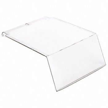 QUANTUM STORAGE SYSTEMS Lid Crystal Styrene 10 in L 6 9/16 in W, 795N60