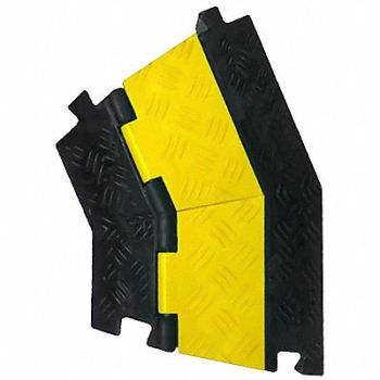 ELECTRIDUCT Cable Protector Hinged Rubber T-Shaped, 800HN9