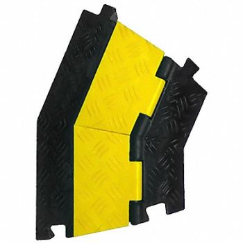 ELECTRIDUCT Cable Protector Hinged Rubber T-Shaped, 800HP0