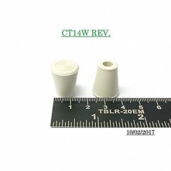 GRAINGER APPROVED Protective Leg Tip SlipOn Rd 15/64 PK10, 16ZD86
