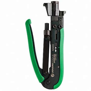 JONARD TOOLS Crimper Short Style F-Connectors 6-3/4 L, 23Z377
