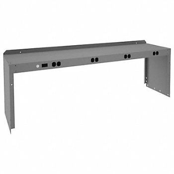 TENNSCO Electrical Shelf Riser 60Wx15Dx18H Gray, 1PB72