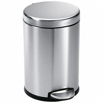 SIMPLEHUMAN Slim Step Can Metal Capacity 4 1/2 L, 801W57