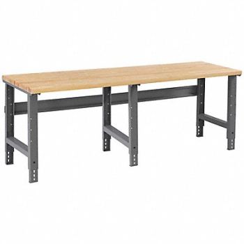TENNSCO Workbench Butcher Block 96 W 30 D, 4TKR1