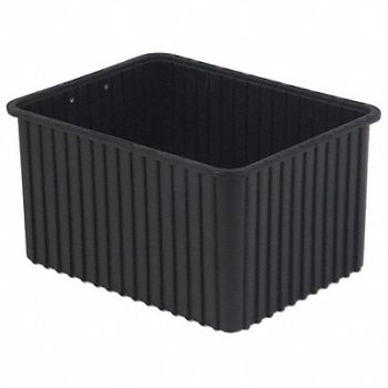 LEWISBINS Divider Box Black TPE 26, 9NUC5