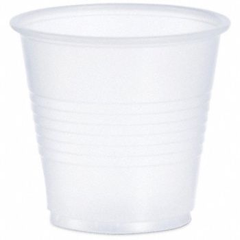 GRAINGER APPROVED Disp Cold Cup 3.5 oz Translucent PK2500, 485V72
