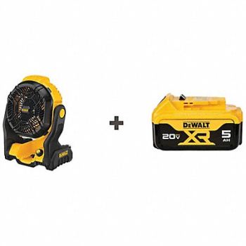 DEWALT MAX Jobsite Fan 20V w/ Battery, 385JP7