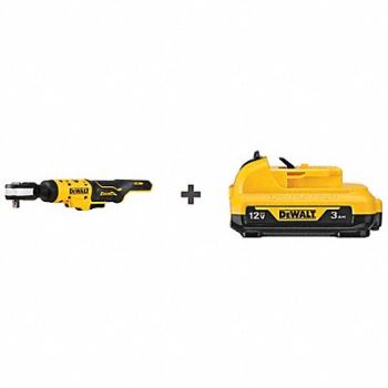 STANLEY BLACK DECKER Ratchet Cordless 2.2 lb 12V DC Battery, 385XT9