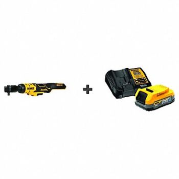 DEWALT Ratchet Cordless 2.4 lb Bonus Battery, 387ZN3