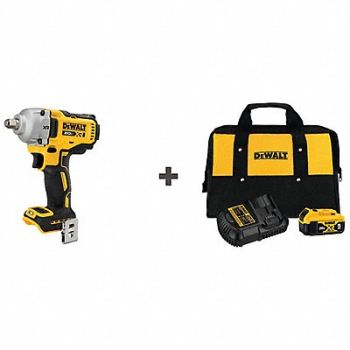DEWALT Cordless 20V 1/2 Impact Wrench Battery, 384HX7