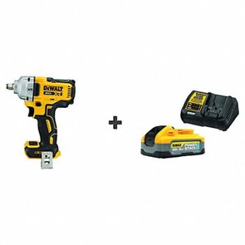 DEWALT Cordless Impact Wrench Bonus Starter Kit, 387ZM8