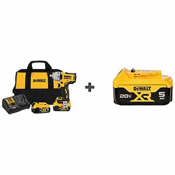 STANLEY BLACK DECKER Impact Wrench Cordless 20V Bonus Battery, 385XP1