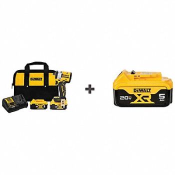 STANLEY BLACK DECKER Impact Wrench Cordless 20V Bonus Battery, 385XN9