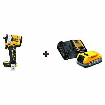 DEWALT Impact Wrench Crdls 3/8 Bonus Battery, 387ZN6