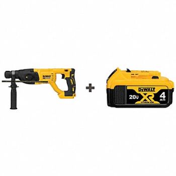 DEWALT Cordless Rotary Hammer 20.0V 1 Battery, 386VK0