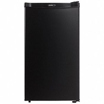 DANBY Refrigerator and Freezer 3.2 cu ft Black, 10N665