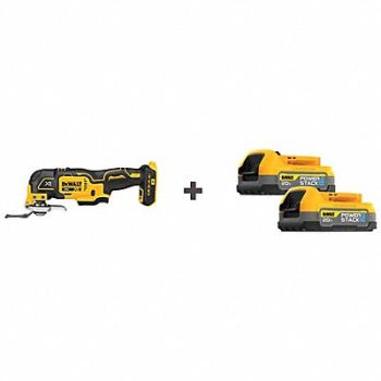 STANLEY BLACK DECKER Oscillating Tool 20V DC Bonus Battery, 385XP3