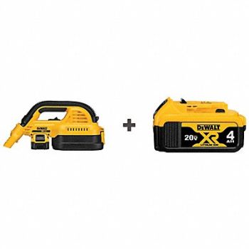STANLEY BLACK DECKER Cordless Handheld Vac Battery, 385XR3