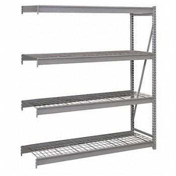 LYON Bulk Strg Rack AddOn 48inx96inx96in, 5JN37