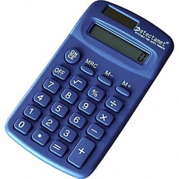 DETECTAMET INC. Calculator Portable LCD 8 Digits 4-1/3 L, 52HV60