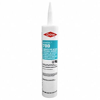 DOW CORNING Silicone Sealant Gray 700, 53DA83