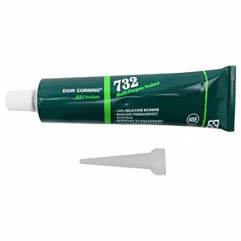 DOW CORNING Silicone Sealant White 732, 53DC09